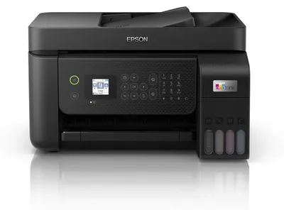 Produktbild von Epson EcoTank ET-4800 - Multifunktionsdrucker - Farbe - Tintenstrahl - nachfüllbar - A4 (Medien) - bis zu 10 Seiten/Min. (Drucken) - 100 Blatt - 33.6 Kbps - USB, LAN, Wi-Fi - Schwarz