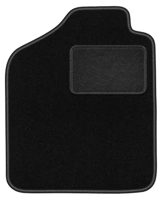 Produktbild von Fahrermatte Velours für Fiat Uno 1983-2001 (Schrägheck) – 1-tlg, Schwarz, passgenau – Wielganizator LUX