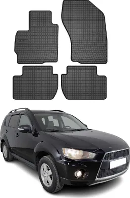 Immagine prodotto di 2006-2012 Mitsubishi Outlander tappetini TPE nero 4 pz