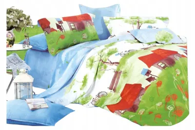 Produktbild von Textom Kinder Bettwäsche Baumwollsatin 160x200 cm