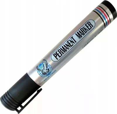 Obrázek produktu pro Permanentní fix, kulatý, voděodolný, černý