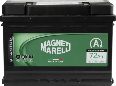 Productafbeelding van Quantum Energy Magneti Marelli autobatterij, type L3, 70Ah, 12V, 680A, geschikt voor start-stop systemen
