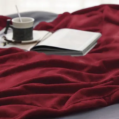 Immagine prodotto di Coperta in pile di flanella Unyqoos® – Microfibra, estremamente morbida e calda, senza pelucchi, leggera e traspirante, disponibile in diverse dimensioni e colori