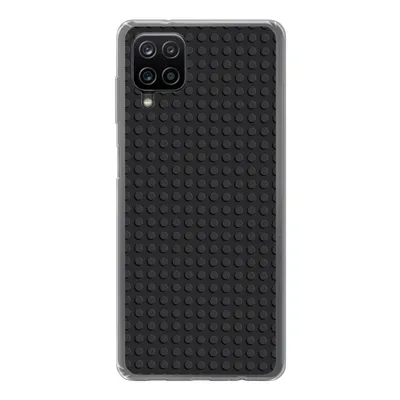 Produktbild von MuchoWow® Handyhülle Schutzhülle Hülle für Samsung Galaxy A12 Bild - Schwarz Silikon Softcase Handy Hülle - Bild