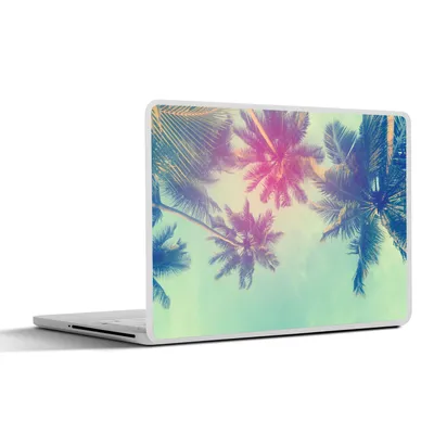 Produktbild von MuchoWow® Laptop Aufkleber Sticker Cover Palmen - Palmenblätter - Sommer - Tropisch 40x30 cm - Laptop Dekoration - Selbstklebend