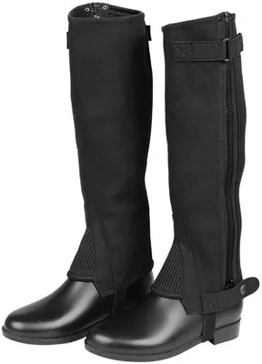 Produktbild von Covalliero Minichaps ClassicStretch Kinder schwarz, Größe:128