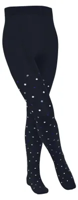 Immagine prodotto di Calzamaglia unisex per bambini FALKE, modello Multidot K TI, in cotone, spessa, con motivo a pois, confezione singola