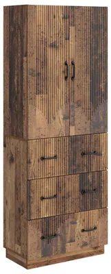 Immagine prodotto di vidaXL Set di due armadi, 66 x 34,5 x 87 cm, materiale in legno riciclato