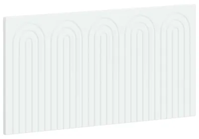 Immagine prodotto di vidaXL Testiera da letto da montare a parete, modello ALKMAAR, bianca, realizzata in materiale composito di legno