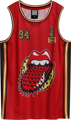 Immagine prodotto di Amplified - Camicia da basket "Voodoo Lounge" da uomo GD2692 (L) (Rosso)