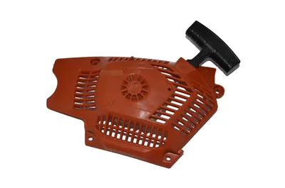 A single chainsaw starter assembly is shown against a white background.