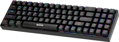 Image de Clavier de jeu mécanique sans fil Marvo Shogo 78w Noir Noir One Size