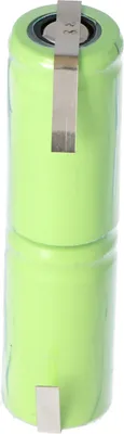 Produktbild von NiMH AkkuPack 2,4 Volt, 750mAh, 58x14,5mm für Zahnbürsten
