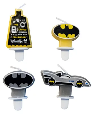 Produktbild von amscan Batman Party 4 Kerzen