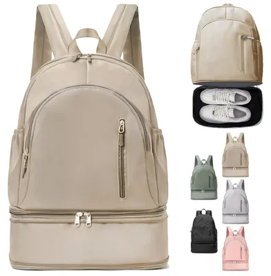 Image de Omgoods - Sac de sport avec compartiment à chaussures et poche étanche