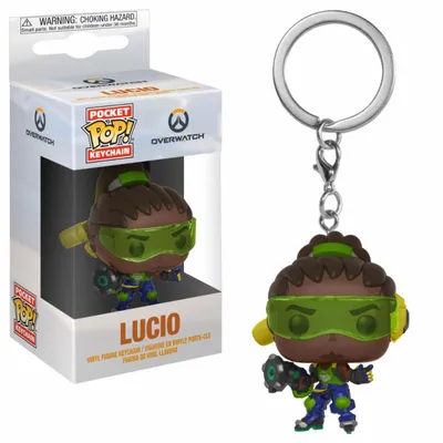 Produktbild von Overwatch - Lucio - Schlüsselanhänger Funko Pocket POP! Keychain