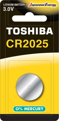 Produktbild von SPECIAL Lithium-Batterie CR 2025 Blister 1 Stk. TOSHIBA