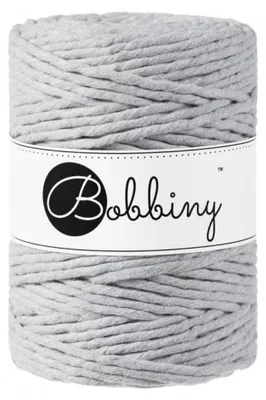 Produktbild von Light Grey Macramee Kordel 5mm 100m
