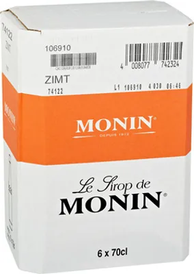 Produktbild von Monin Zimt Sirup 6 x 0,7 l