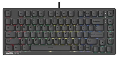 Produktbild von A4TECH BLOODY MS76 USB-Magnettastatur Eisengrau