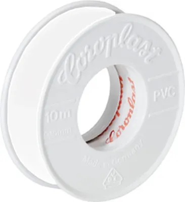 Produktbild von Coroplast PVC-Klebeband 352SE 0,15 mm x 50 mm x 10 m weiß, 1 Stk.