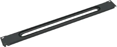 Produktbild von TRITON Kabeldurchführungsplatte 1 HE schwarz (RAL 9005)