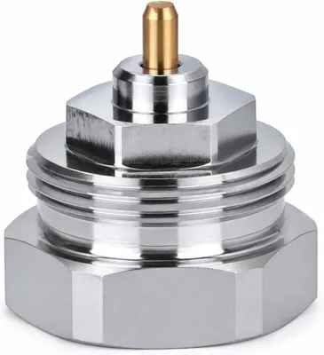 Imagen del producto de Adaptador para radiadores, de rosca M30x1,0 a M30x1,5, compatible con válvulas Oventrop fabricadas hasta 1998, accesorio para sistemas de calefacción