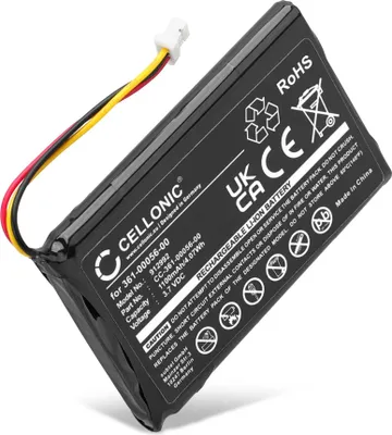 Produktbild von CELLONIC 1x Akku für Navigation Kompatibel mit Garmin Drive 50LMT, Drive 51 LMT-S, Drive 50, 361-00045-00 - (1100mAh, 3.7V)