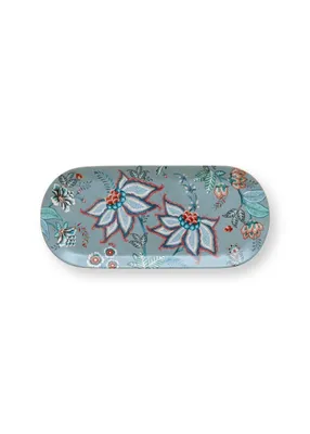 Produktbild von PIP STUDIO Flower Festival Tortenplatte Light Bl. 33,3x15,5cm