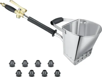 Produktbild von Mörtelspritzpistole, 4 Sprühöffnungen, Edelstahlkonstruktion, silber