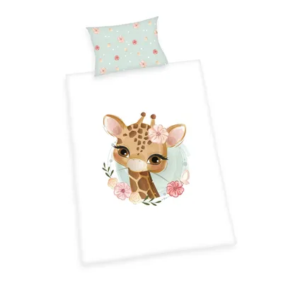 Produktbild von Giraffe Bettwäsche  " Green" Qualität: Renforcé