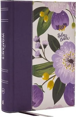 Produktbild von Kjv, the Woman's Study Bible, Purple Floral Cloth Over Board, Red Letter, Full-Color Edition, Comfort Print (Thumb Indexed)