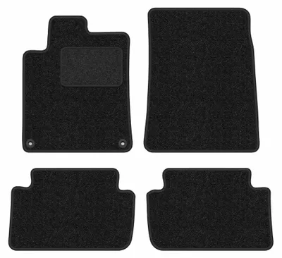 Obrázok produktu pre Velúrové autokoberce pre: Peugeot 407 2004-2011 (kupé/sedan/kombi) – sada 4 ks, antracitové, na mieru – Wielganizator ANTHRA