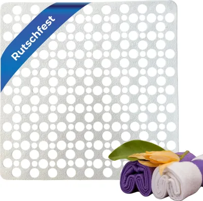Produktbild von Duschmatte Rutschfest Duschwanneneinlage Antirutschmatte Dusche Rutschfeste Badematte Duscheinlage Duschvorleger Rutschmatte 53x53 cm