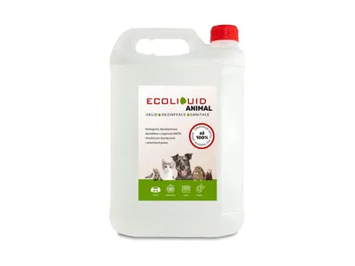 Obrázek produktu pro ECOLIQUID Animal Dezinfekce a čištění potřeb pro domácí mazlíčky 5 l