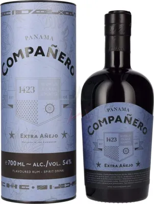 Obrázek produktu pro Destilát Compañero PANAMA Extra Añejo, 54,0 %, objem 0,70 litru.