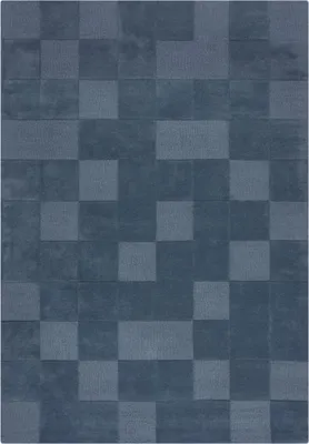 Image de Tapis Moderno Checkerboard Blue, 200 x 290 cm