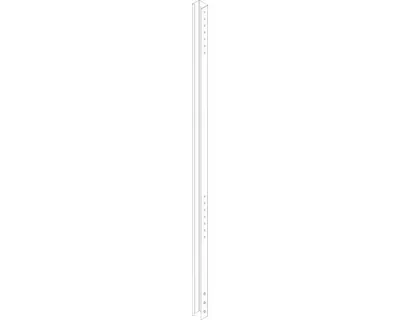 Produktbild von Mittelpfosten/Endpfosten palatino für Space/Spaceline 6 x 6 x 240 cm