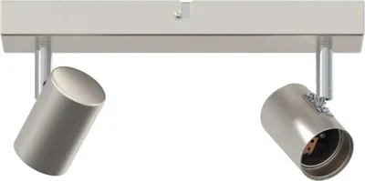 Produktbild von vidaXL Deckenstrahler mit Strahlern Nickel 26 x 6,5 x 11,5 cm Metall