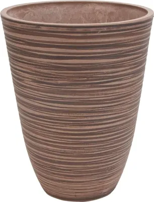 Immagine prodotto di Milani Home - vaso per piante da interno esterno in fibra sintetica, taupe, design moderno per soggiorno, terrazzo e giardino