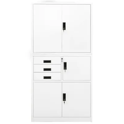 Immagine prodotto di Armadio per Ufficio Bianco 90x40x180 cm in Acciaio