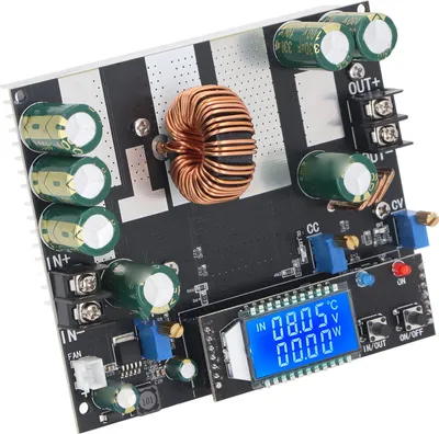 Obrázek produktu pro Automatický Buck Boost napájecí měnič DC6?80V na DC1,3?78V Elektronický stabilizátor napětí s displejem
