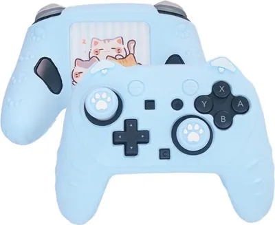 Produktbild von Für Nintendo Switch 2 Pro Game Controller Silicone Protective Cover Blau