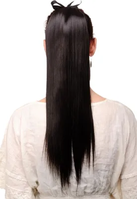 Produktbild von WIG ME UP Haarteil Dunkelbraun Bändchen & Klammer C9429-4