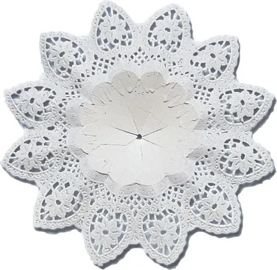Produktbild von Demmler 703100392 Biedermeiermanschette - innen Ø 7 cm, weiß, 3 Stück