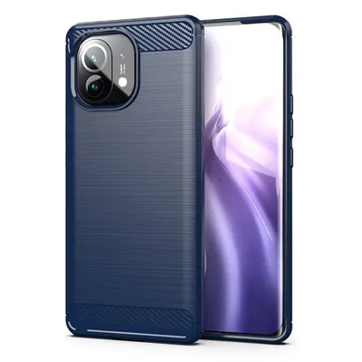 Obrázek produktu pro Elegantní modré pouzdro Carbon Bush TPU pro Xiaomi Mi 11 KP14368