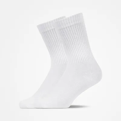 Produktbild von SNOCKS Crew Socks Uni, 2pcs White White 35-38