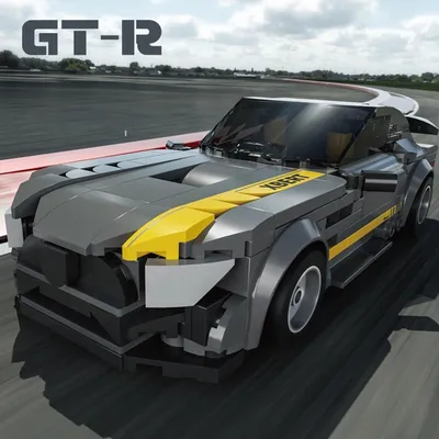 Produktbild von Baukasten für ein Supercar-Modell - 373 Teile - Kunststoff-Konstruktionsspielzeug