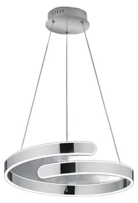 Immagine prodotto di Lampada a sospensione LED PARMA bianco-argento 37 W, bianco neutro 4500 lm, metallo, dimensioni: 150 x 50 x 50 cm, IP20, RL