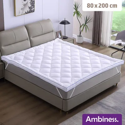 Produktbild von AMBINESS Matratzen Topper Jacquard | 7 Größen | 80x200cm - 180x200cm | 7cm Dicker Matratzentopper | Beste Luftzirkulation temperaturregulierend Maschinenwaschbar | | Boxspringbett | 80x200cm